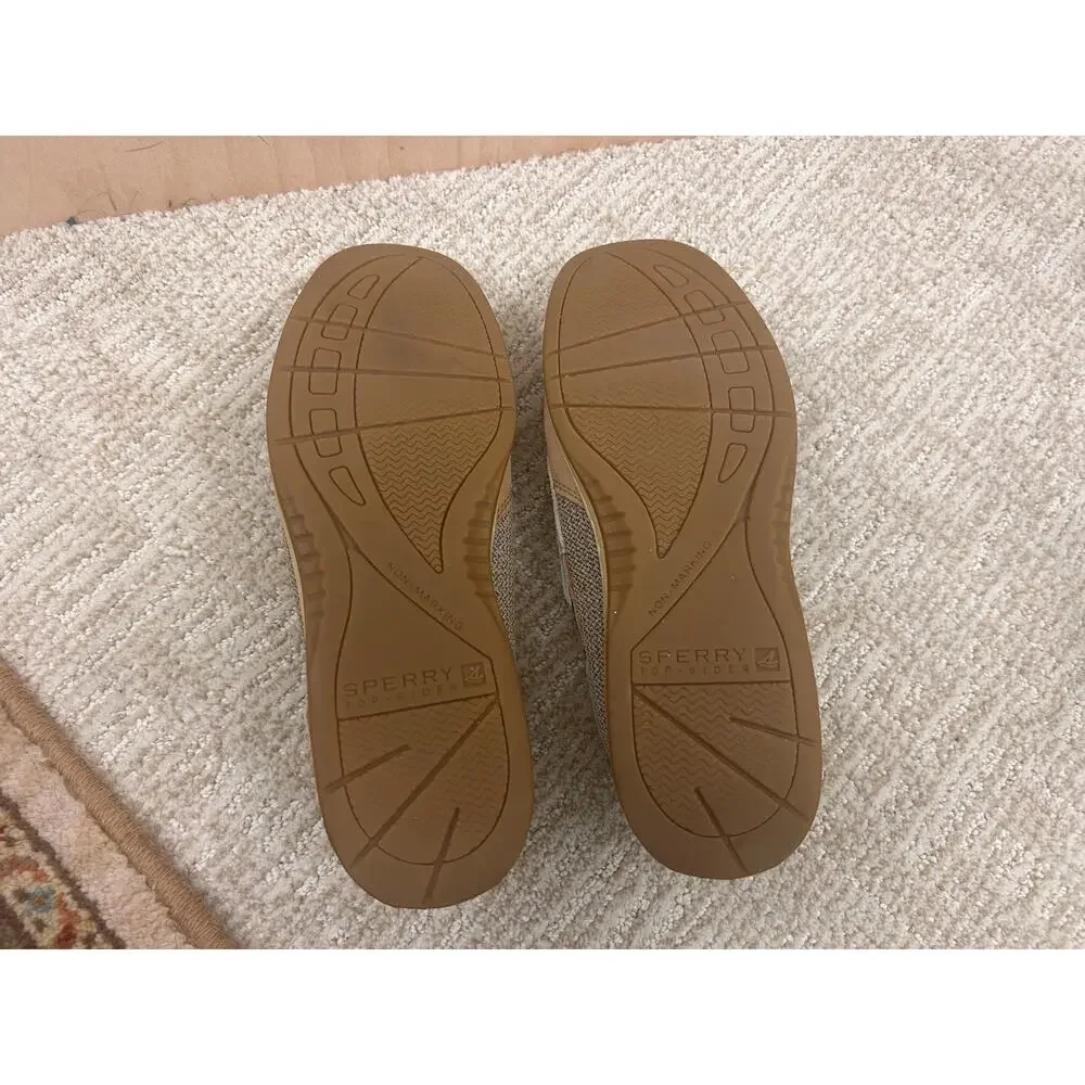 Sperry Top-Sider Leather Boat Shoes Men’s 9M Tan Brown‎ Casual